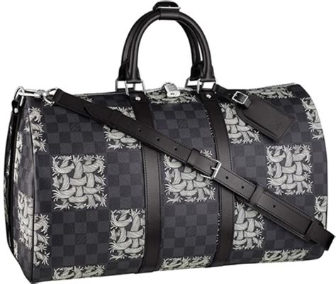 louis vuitton duffle bag black and grey|Louis Vuitton duffle bag price.